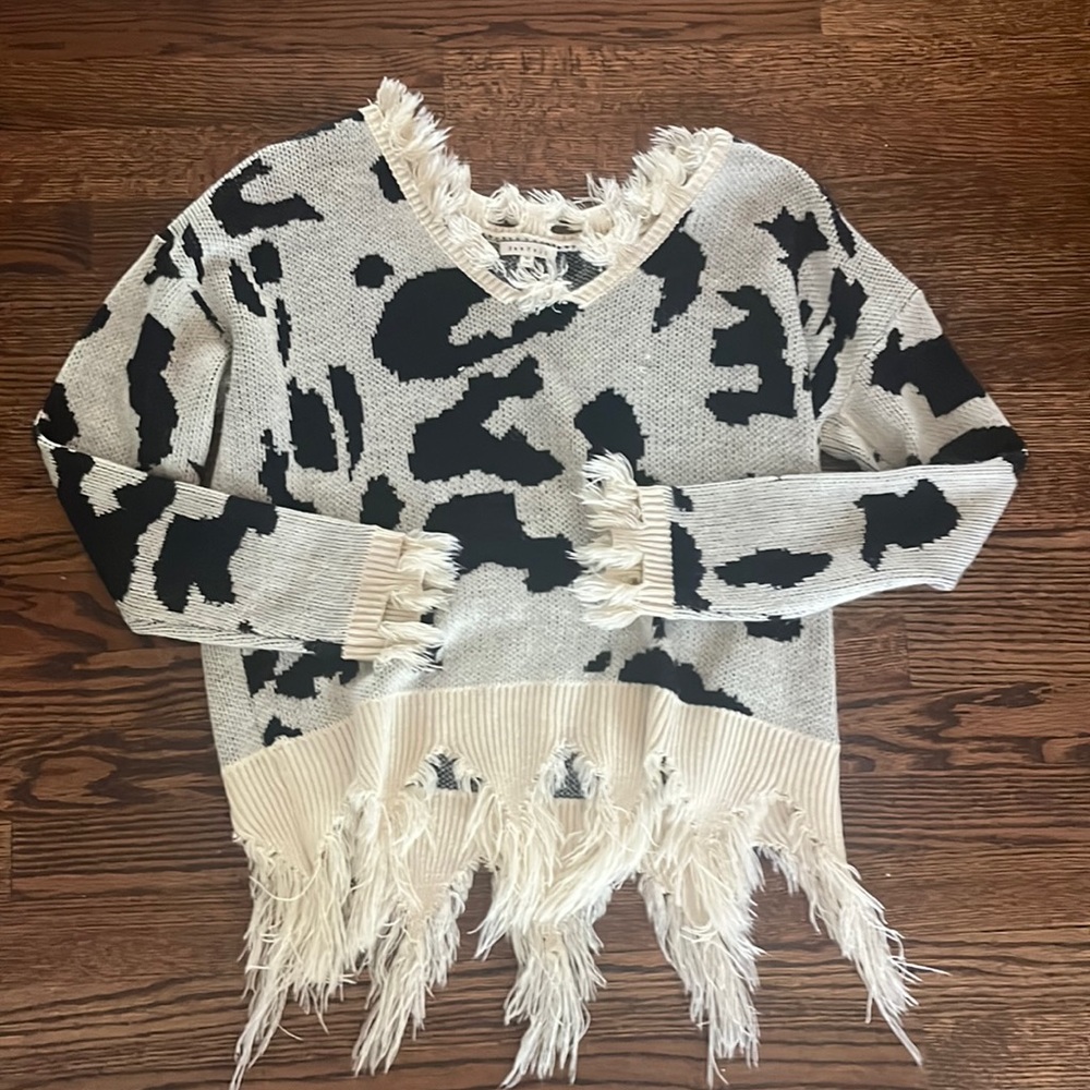 Cheeta print sweater